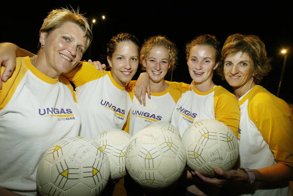FLASHBACK: Paula and Ashton Cary with Ellie, Breda and Pauline O'Kane in a 2005 mother-daughter team.