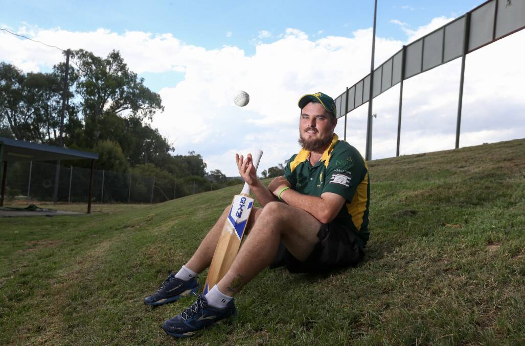 HIGH HOPES: North Albury bowler Brandon Purtell is hoping his side can maintain their winning from this season and hold onto top spot before the break. Picture: TARA TREWHELLA