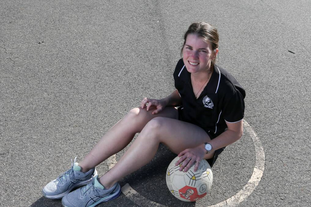 Pies' Chaye Crimmins is enjoying playing Ovens and Murray netball again.
