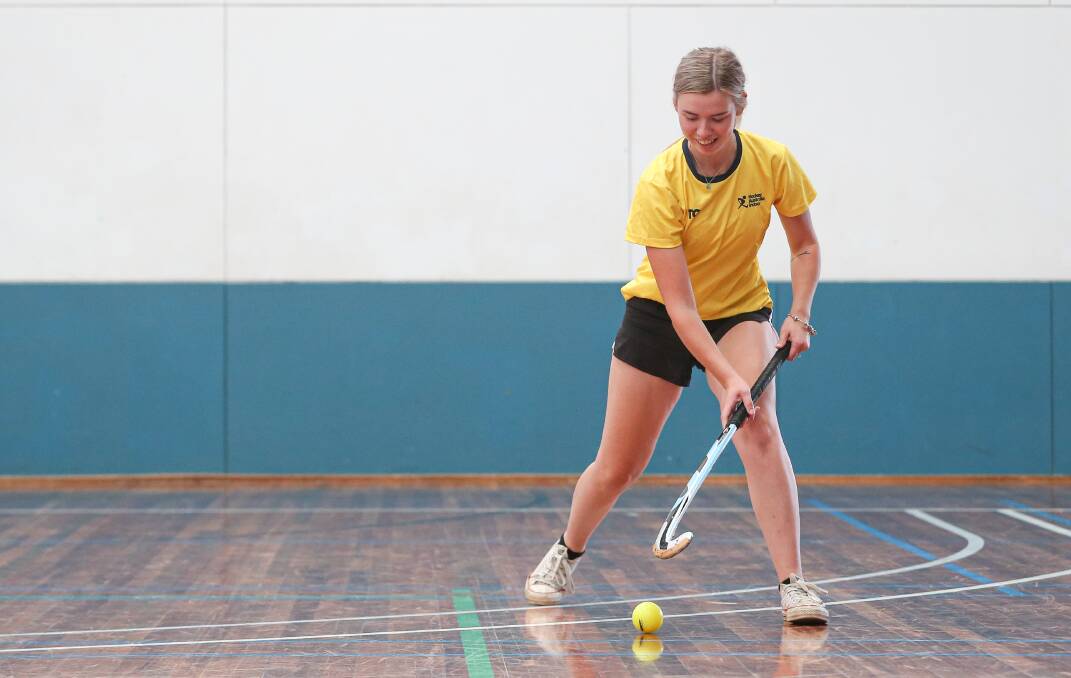 ON A ROLL: Macey is coming off the back of a major highlight after being selected to represent Australia in indoor hockey.