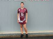 UP FOR THE CHALLENGE: 14-year-old Lily McKimmie was one of two young players to make their A-grade debut for Wodonga on the weekend, with Hannah Thornber also taking to the court against Wangaratta Rovers.