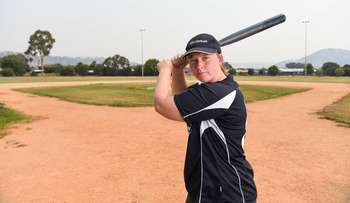 HOME RUN: The Wodonga softball product has been competing at state level since she was 11-years-old and has loved every minute of it.