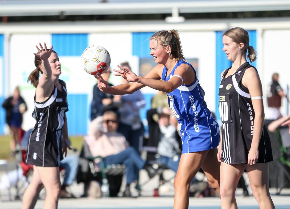 TALENT: Corowa-Rutherglen defender Sophie Hanrahan played a pivotal role in the Roos' win against Wangaratta to qualify for the grand final.