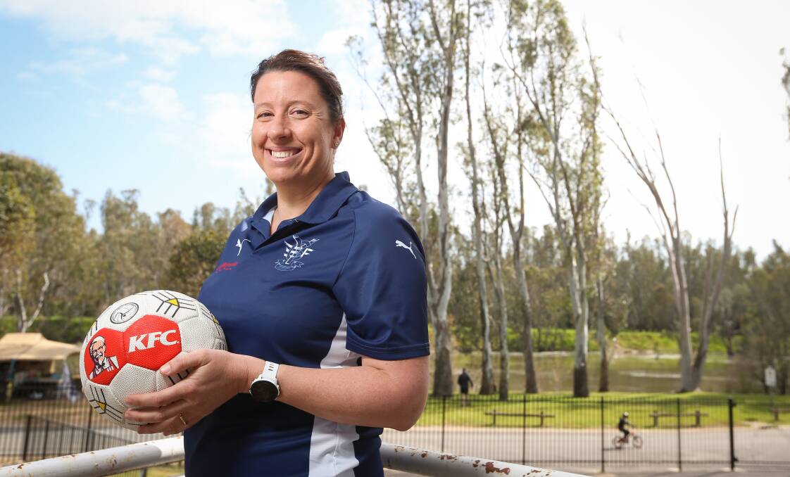 HOME SWEET HOME: Star Ovens and Murray League goal shooter Sarah Senini reflects on her first season at Yarrawonga. Picture: JAMES WILTSHIRE