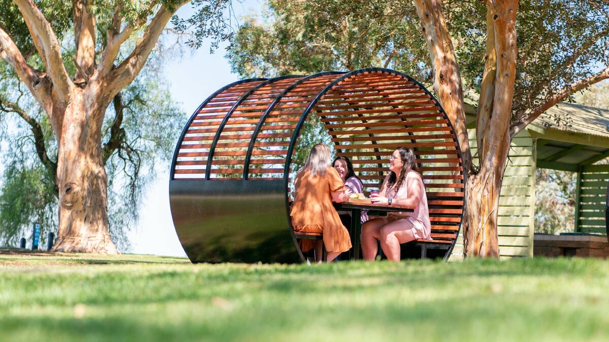 PROJECT: Benalla Rural City Council is set to install new outdoor dining pods in the coming weeks, just in time for the warmer months ahead. Picture: KIM LEYDON