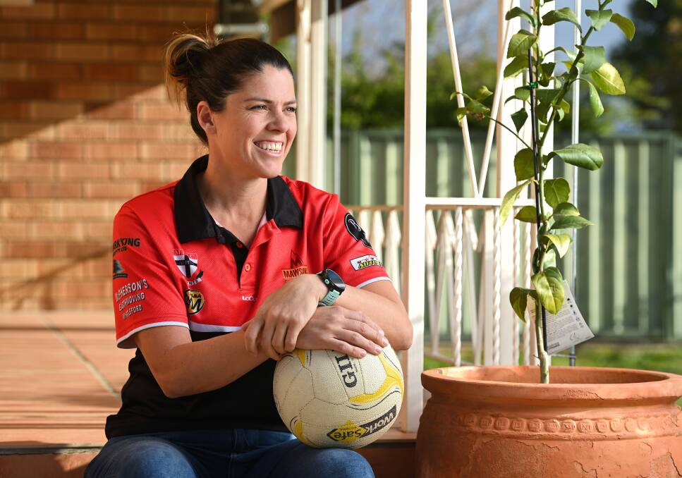 HOME SWEET HOME: Myrtleford playing coach Tina Way reflects on her first season at the helm of the Saints and the challenges that the Ovens and Murray League faced before the season was cancelled. Picture: MARK JESSER
