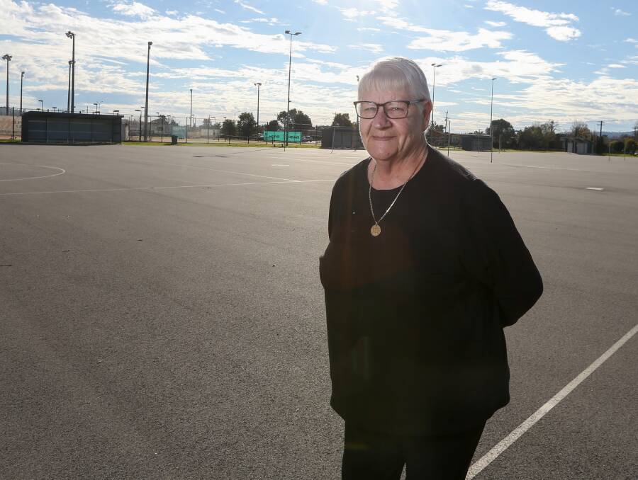 MEMORIES: Netball Wodonga life member Judy Grant reflects on her time serving Kelly Park and how much has changed. Picture: TARA TREWHELLA