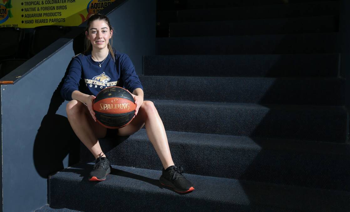 REWARD FOR EFFORT: Albury-Wodonga Bandit Casey Ardern has committed to Montana State University and plans to head to the US next year to start her college basketball dream. Picture: TARA TREWHELLA