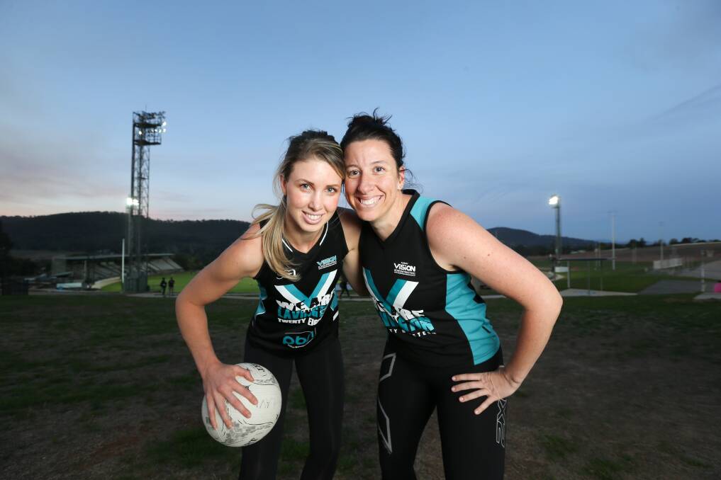 BIG MILESTONE: Lavington co-captains Sarah Senini and Sarah Meredith will both play their 250th A-grade games for the Panthers this weekend against Albury. Picture: KYLIE ESLER