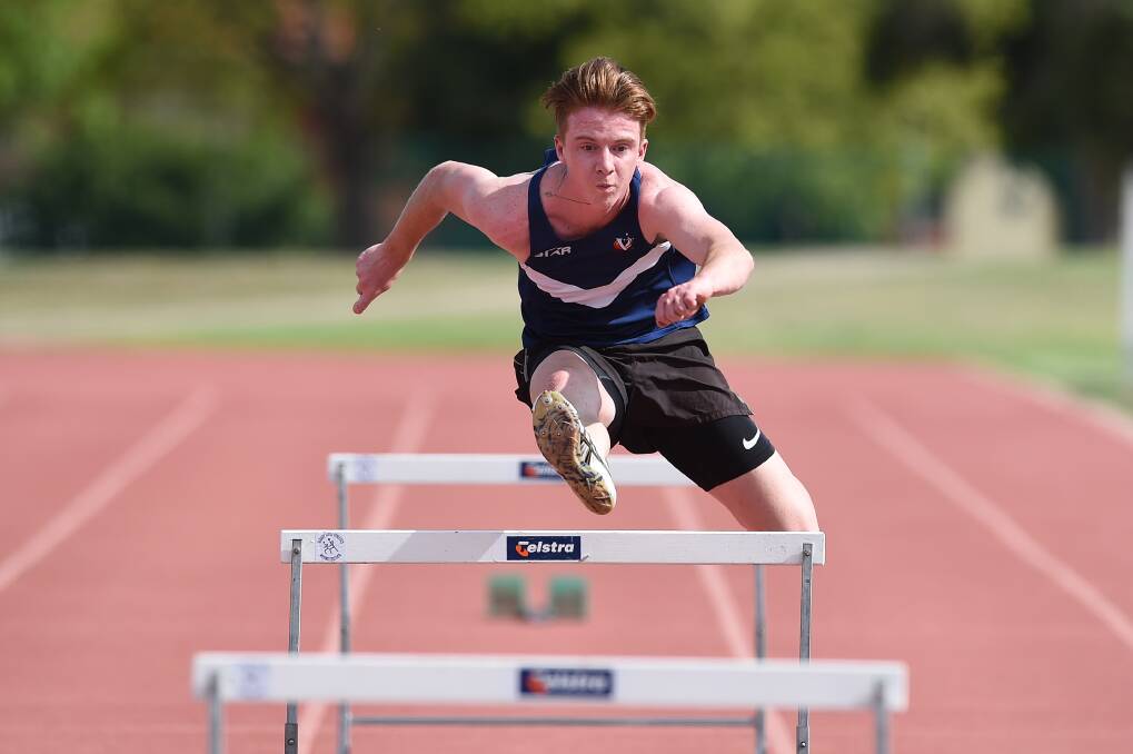 MAKING STRIDES: Albury's Ethan Talbot is one of 12 nominees for the 2020 Norske Skog Young Achiever of the Year Award for his athletics achievements. Pictures: MARK JESSER