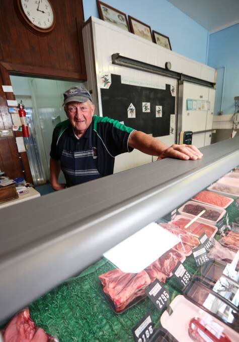 John 'Butcher' Dale called it a day at the butcher shop in Yackandandah in 2015.