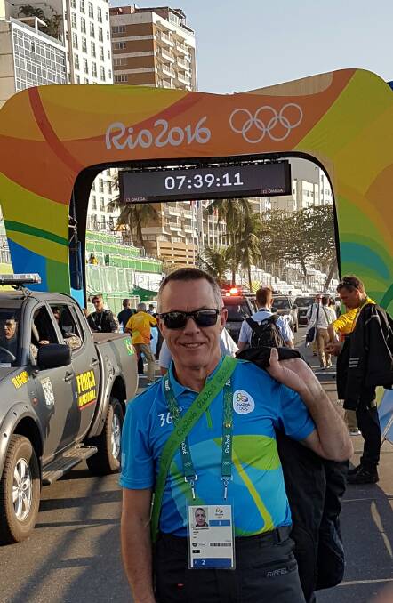 FLASHBACK: Greg Griffiths pictured at the Rio Olympic Games back in 2016.