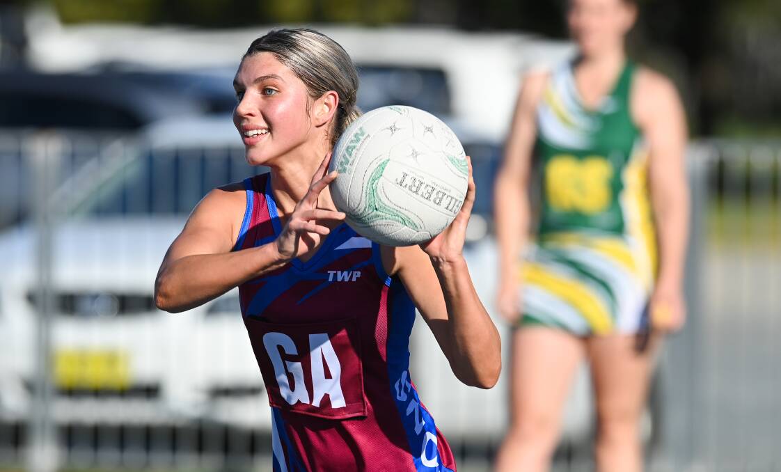 TALENT ON DISPLAY: Brigitte Murphy reflects on her first year with Culcairn after taking out the club's A-grade best and fairest award this season.
