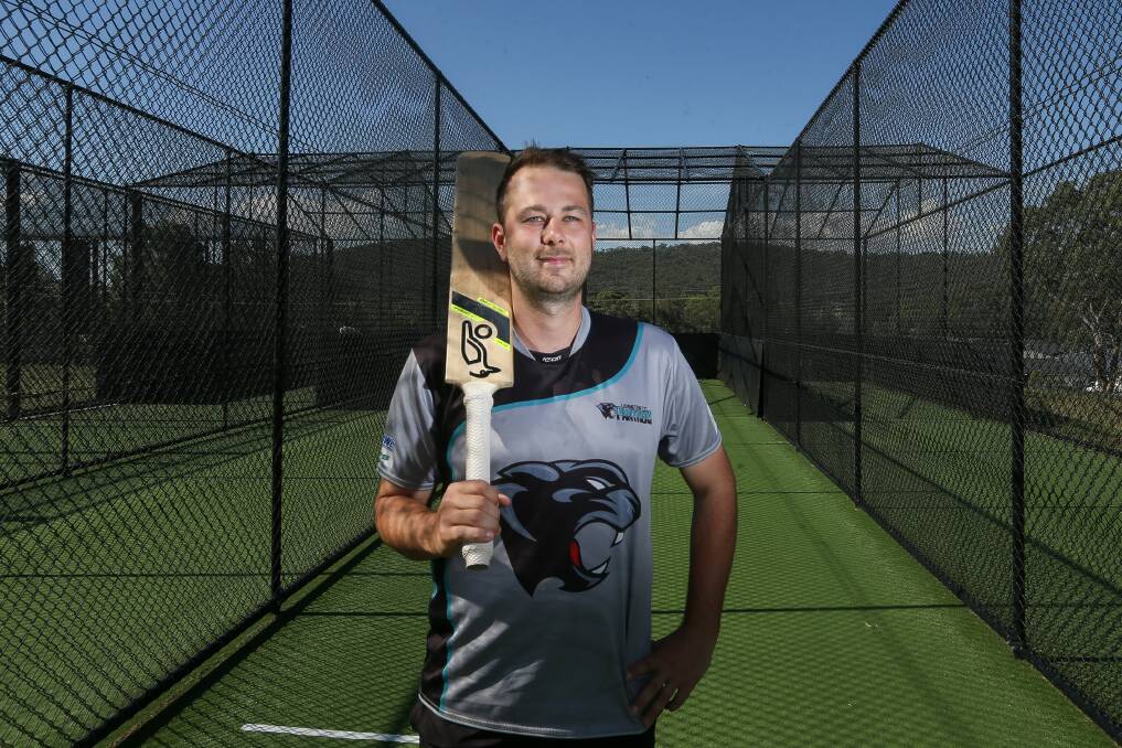 GOOD TO BE BACK: Lavington's Dave Tassell is enjoying cricket again after missing last season due to an ACL injury. Picture: TARA TREWHELLA