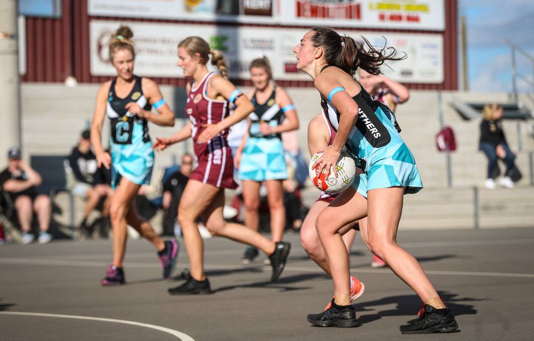 LEADERSHIP: Lavington's Maddi Lloyd and Steph Clancy have started running junior netball clinics, with the program now going virtual due to the states' lockdowns.
