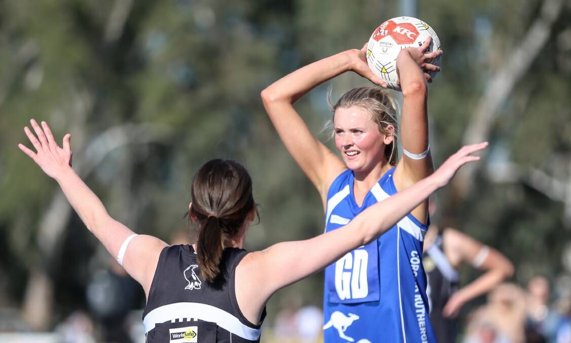 STRONG PRESSENCE: Corowa-Rutherglen's Sophie Hanrahan has been praised by coach Georgie Bruce after claiming back-to-back Toni Wilson Medals.