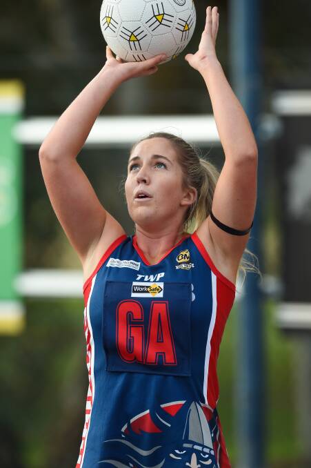 AIMING HIGH: Wodonga Raiders' netballer and under-16s coach Shaylah House has been named a finalist for Netball Victoria's Coaching Excellence Award, with the winner to be announced online next month.