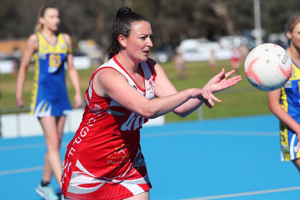 STRONG START: Lockhart playing coach Jemima Norbury is enjoying her first season of Hume League netball, with the Demons set to meet the Tigers this weekend.