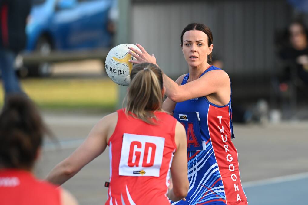 Mardi Nicholson shot 28 goals in the Bulldogs' draw with the Swans.