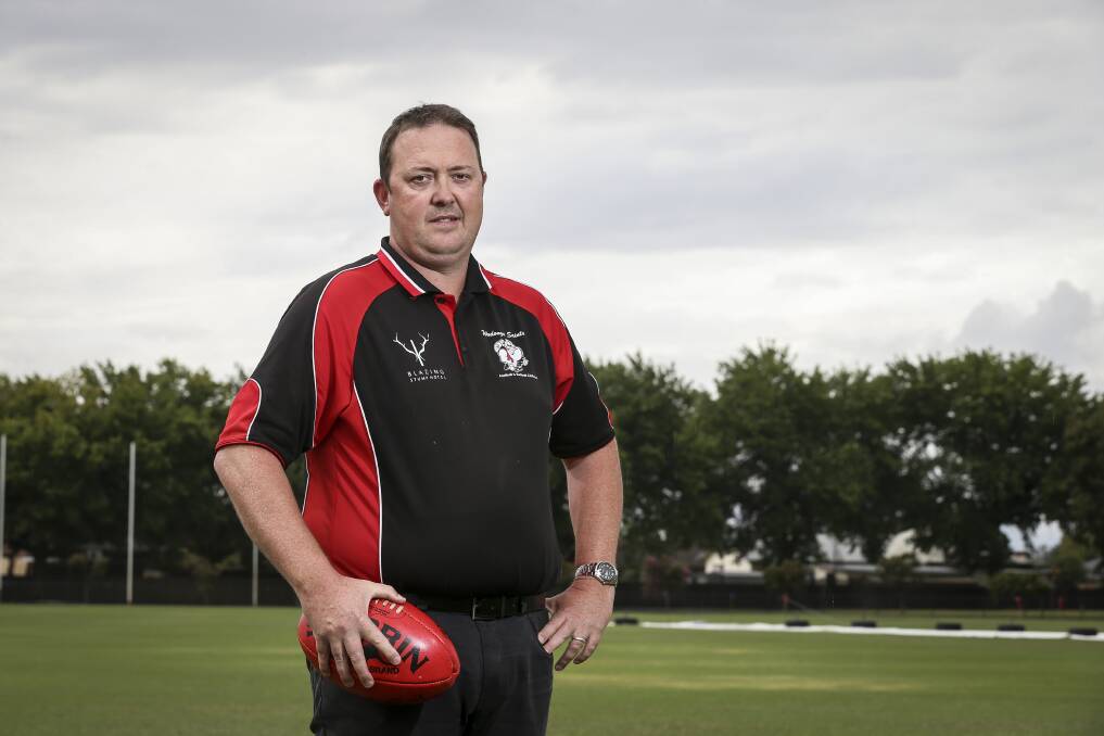DARK DAY: Wodonga Saints' president Adrian Barry this week announced the club would have to withdraw their under-14 and under-17 teams from the TDFL competition due to a lack of players this season.