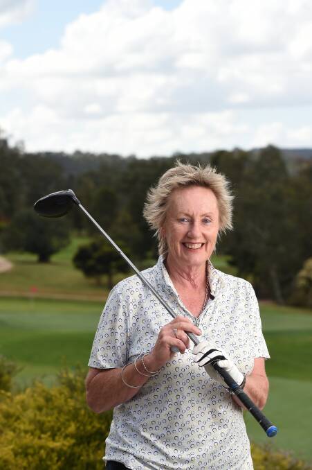 HOLE IN ONE: Commercial Golf Resort Albury member Chris Mildren recently took out the Dr MacKnight Cup for the first time in her career. Picture: MARK JESSER.