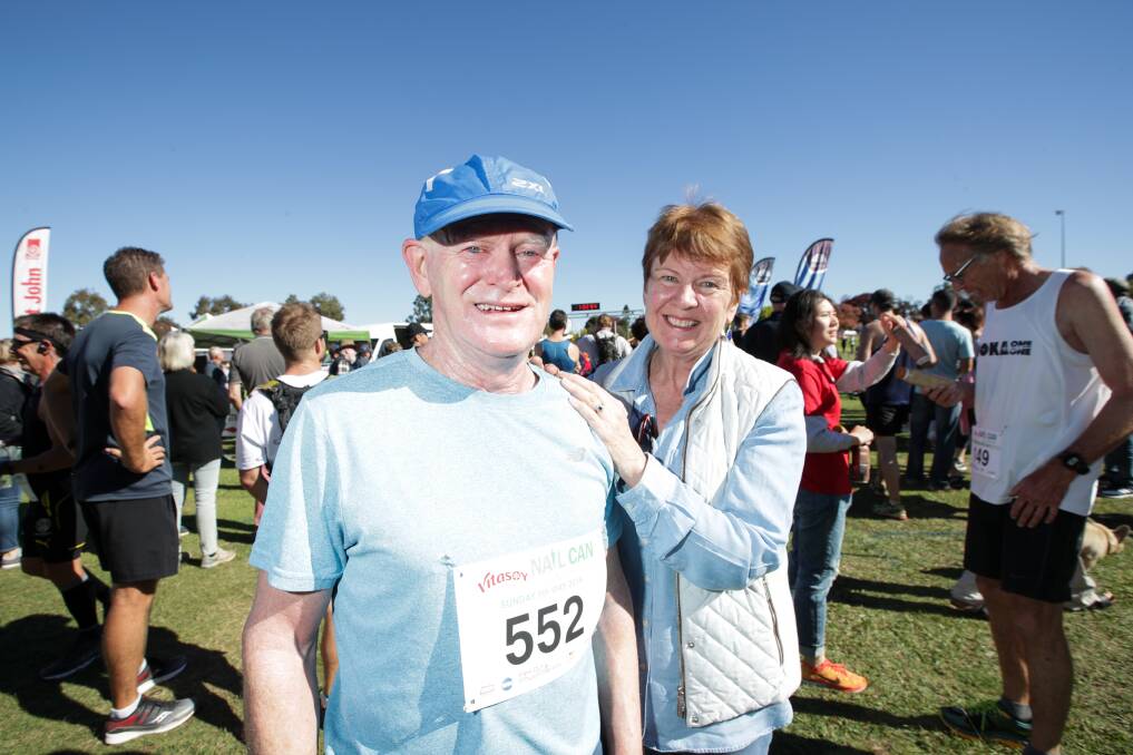 DETERMINED: Albury's Paul and Anne Gibney have seen many Nail Can Hill races run and won over their years of involvement with the annual local event. Picture: JAMES WILTSHIRE