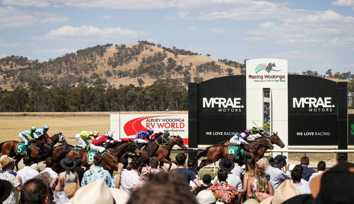 CUP DAY: Just under 10,000 racegoers wandered through the gates of the Wodonga Turf Club last year for the Wodonga Gold Cup, but this year there will be no crowds there to feel the heat under COVID-19 restrictions.