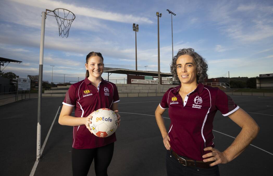 FAMILY: Cassi and Leah Mathey are teaming up for their second season as teammates, with the niece and aunty duo both taking to the court in the Ovens and Murray League's A-grade competition for Wodonga. Picture: ASH SMITH