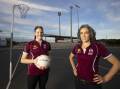 FAMILY: Cassi and Leah Mathey are teaming up for their second season as teammates, with the niece and aunty duo both taking to the court in the Ovens and Murray League's A-grade competition for Wodonga. Picture: ASH SMITH