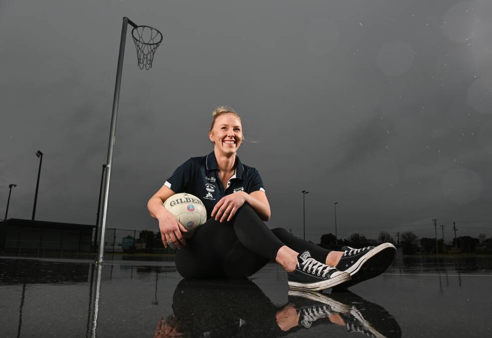 WEATHERED THE STORM: Bridget McAnanly has returned to Rutherglen this season after seven years away from netball. Picture: MARK JESSER