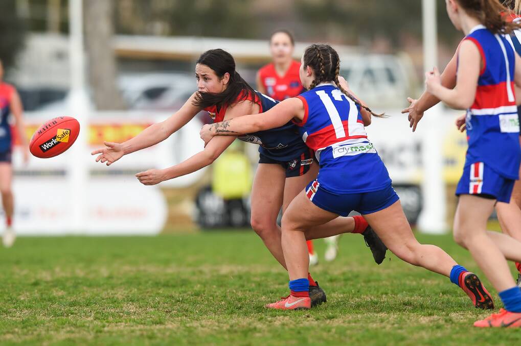 UP FOR THE CHALLENGE: For the first time the North East Border Female Football League is set to assemble a representative side to take on AFL Canberra in June.
