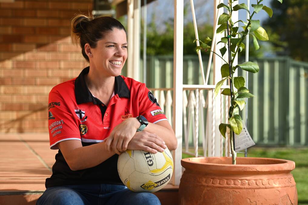 Myrtleford co-coach Tina Way is looking forward to remaining at the helm of the Saints' A-grade next season alongside new co-coach Olivia Sinclair. Picture by Mark Jesser