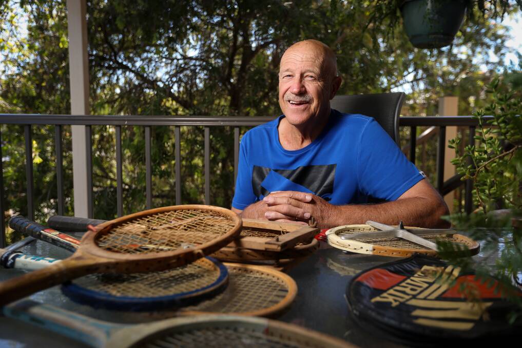MEMORIES: Albury Tennis Association president and coach Ken Wurtz looks back on his playing career and the contributions he's made to tennis on the Border. Picture: JAMES WILTSHIRE