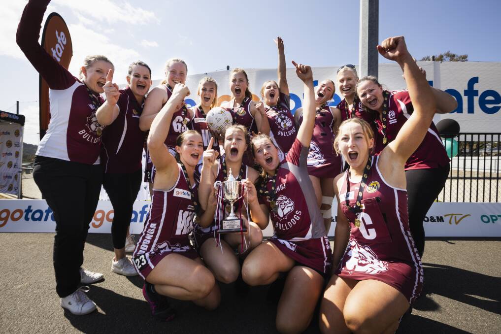 Wodonga are the under-17 netball premiers for 2022. Picture by Ash Smith