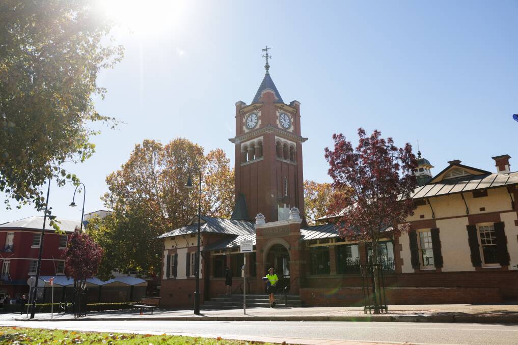 The Wagga Local Courthouse clock is back online and won't stop ringing. Picture by Tom Dennis 