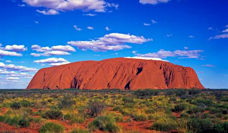 HEART: The red centre of Australia has at its heart Uluru.