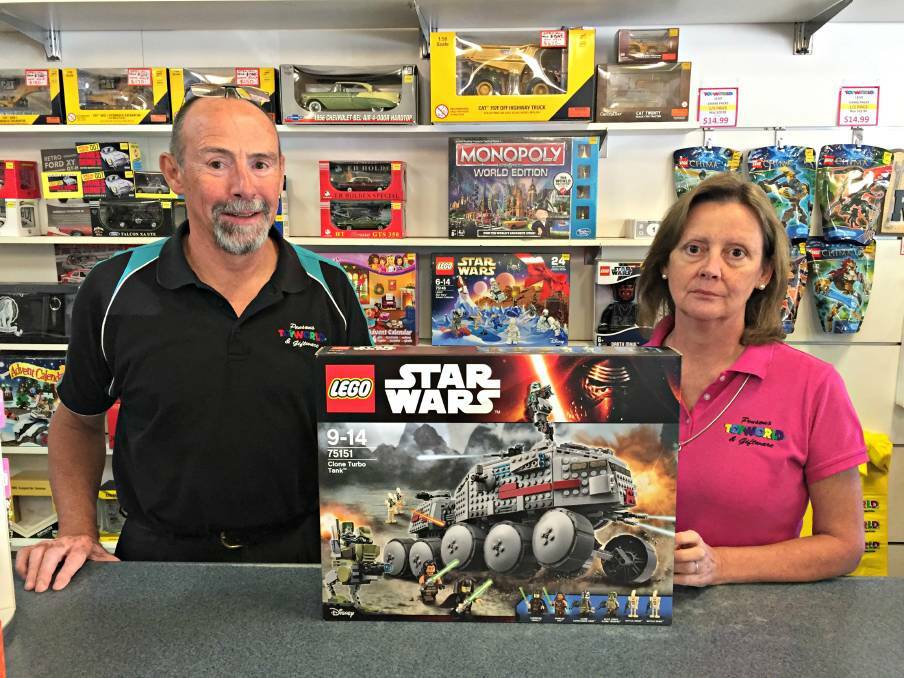 TARGET: Brad and Cathy Penson had $8500 worth of Lego stolen.