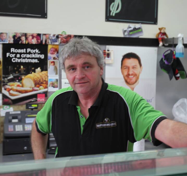 CHOICE CUTS: Wodonga butcher Hook and Cleaver owner Rex McKay thinks high beef prices may be the new norm following widespread drought in northern Australia and increased exports.