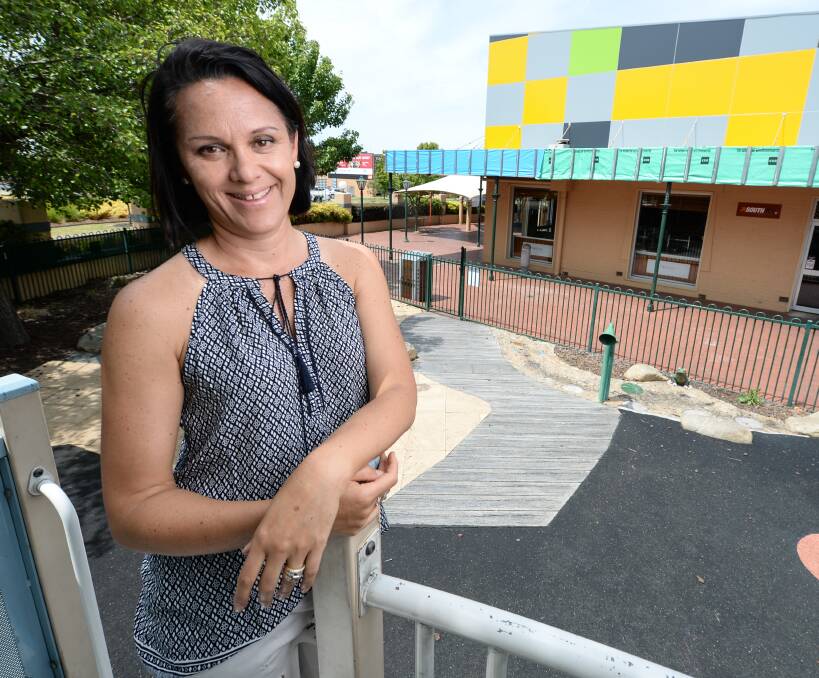 CONSTRUCTION: Southside Terrace owner Suzanne Jefferies hopes renovations on the building will drive up the value of her tenants in time for summer trading over the Christmas to New Year period. Picture: MARK JESSER 