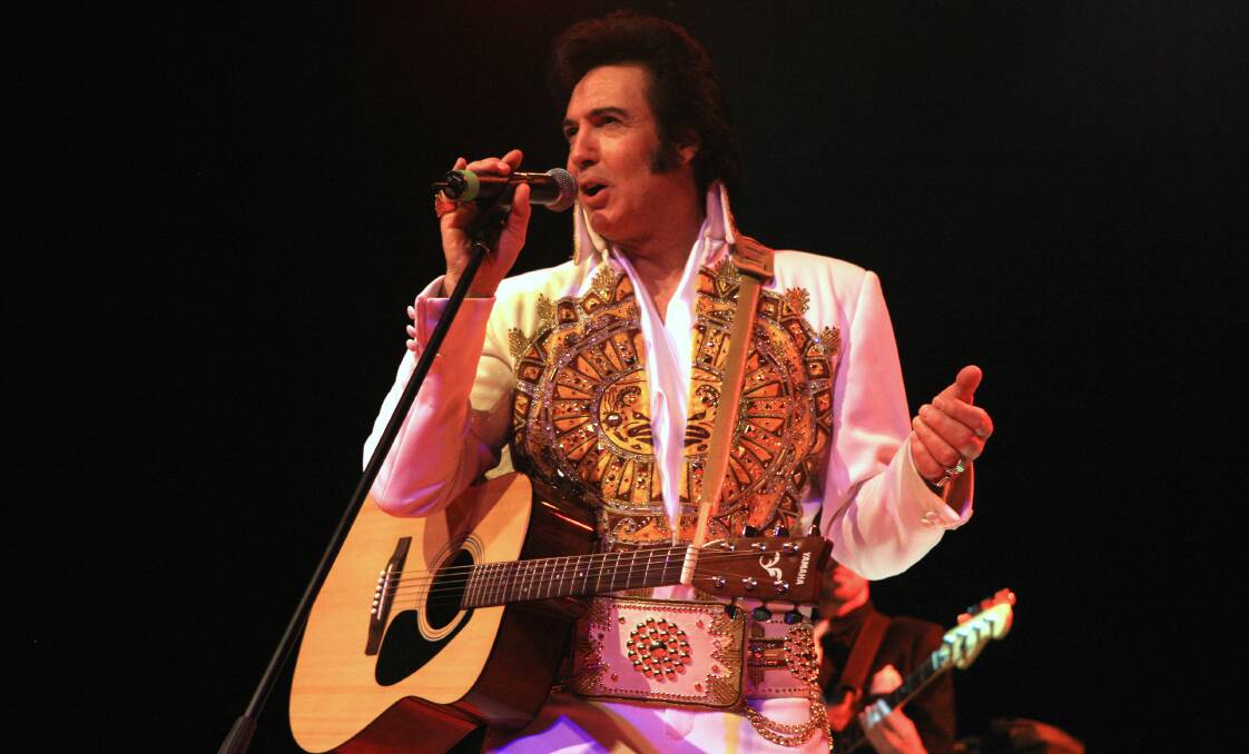 SUSPICIOUS MINDS: Max Pellicano is to perform in Albury as Elvis in September. This show marks his 25th anniversary of touring Australia.