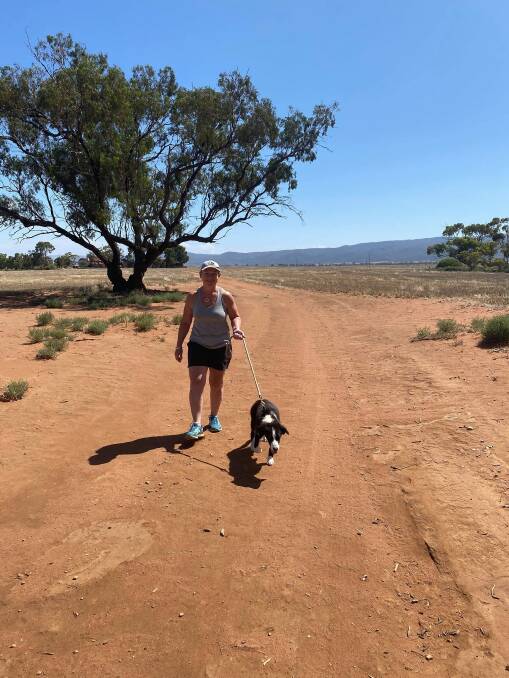 ON THE ROAD AGAIN: B2B founder Lisa Cartledge is ready to hit the road again with the annual suicide prevention walk set to go ahead in March. She's currently in training in the outback, joining her son Thomas, 31, on a memory-making road trip to Darwin. Picture: SUPPLIED