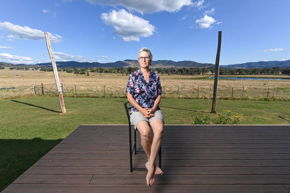 THE SPACE BETWEEN: Corryong's Marita Albert, 58, has lived a lifetime of love, loss and learning how to find strength in healing. Picture: MARK JESSER