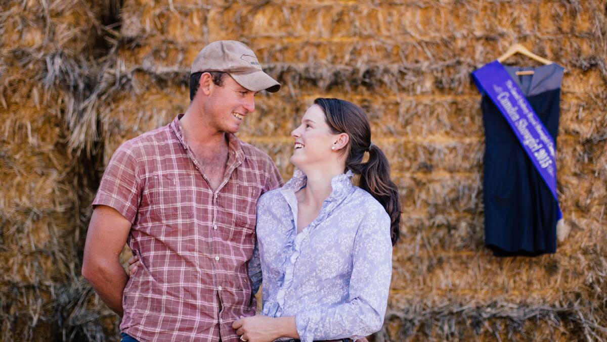 PLANS PAY OFF: Murk and Kate Schoen manage the family farm at Corowa.