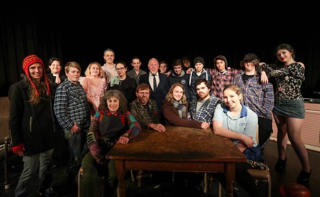COMMUNITY EFFORT: The cast and crew of The Wild Colonial Boys. Picture: JAMES WILTSHIRE