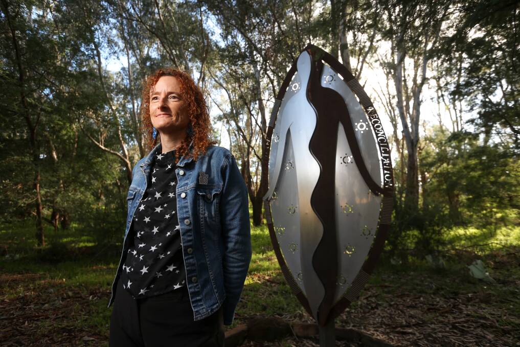 COMMUNITY: Narelle Vogel, pictured along the Yindyamarra Sculpture Walk - a project she was particularly proud of during her time at Albury Council, says regional living is a 'great-kept secret'. Picture: JAMES WILTSHIRE