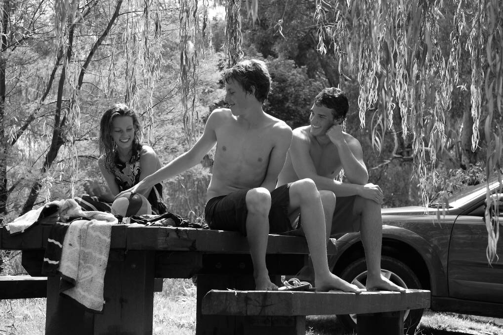 'IDYLLIC' FAMILY LIFE: Mary, Henri and Jack Baker ... the siblings were close and spent school holidays swimming and exploring around their home. Picture: SUPPLIED