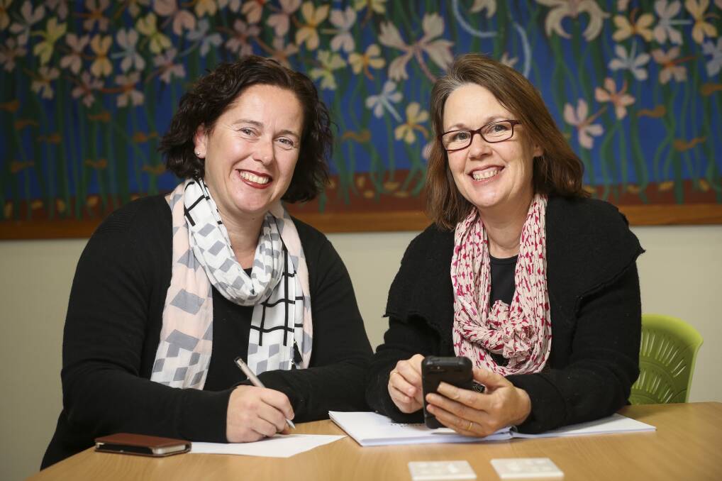 ADVOCATES: Wendy Dallinger and Sarah Allen, co-founders of the Albury-Wodonga Dyslexia Support Group, say the momentum is gathering.