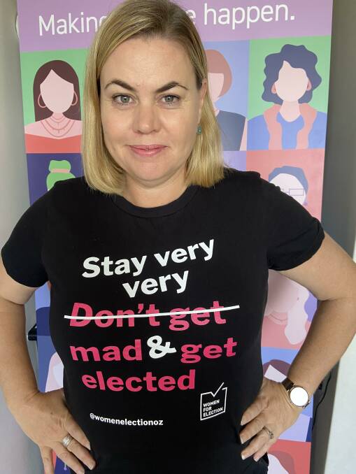 WE'RE NOT LOOKING AWAY: Women For Election Australia CEO Licia Heath will be co-presenting a workshop at Albury on May 8. Picture: SUPPLIED