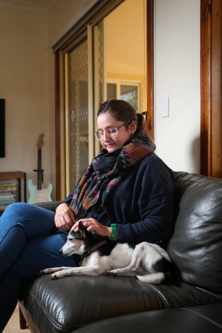 PRECIOUS MOMENTS: Sarah Waters is starting the next round of her battle on Monday when she starts chemo and radiation therapy at Albury cancer centre - she cherishes hanging out with her children at home. Picture: JAMES WILTSHIRE