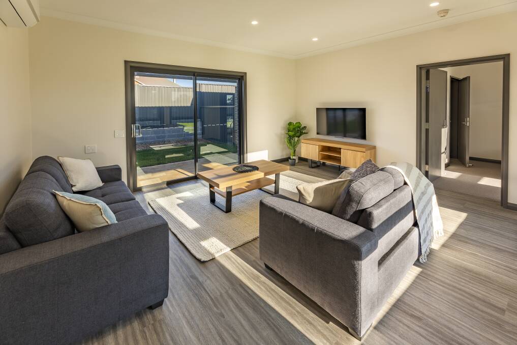 SENSE OF HOME: 'Core and cluster' refuges like The Orchard offer a less chaotic experience of crisis accommodation with the focus on maintaining the family unit and a sense of normality with self-contained accommodation. Pictures: SUPPLIED